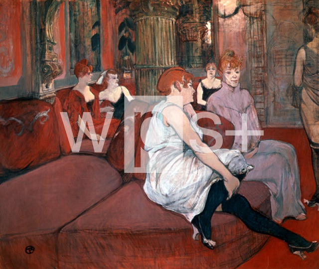 TOULOUSE-LAUTREC Henri de｜ムーラン通りのサロンにて