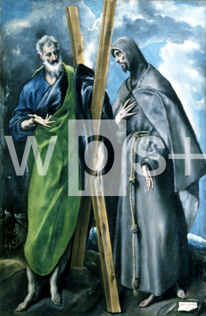 EL GRECO (Doménikos Theotokópoulos)｜聖アンドレアと聖フランチェスコ