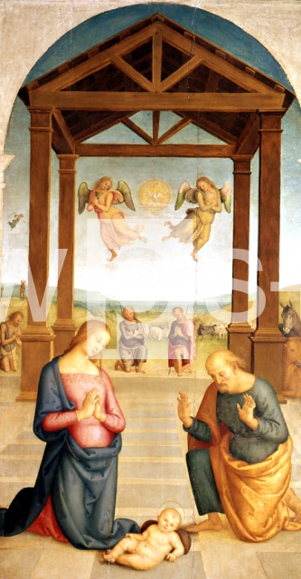 PERUGINO Pietro｜キリストの礼拝