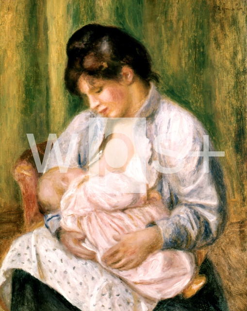 RENOIR Pierre-Auguste｜母と子