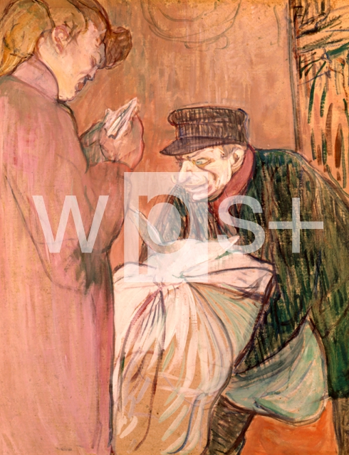 TOULOUSE-LAUTREC Henri de｜娼家出入りの洗濯屋