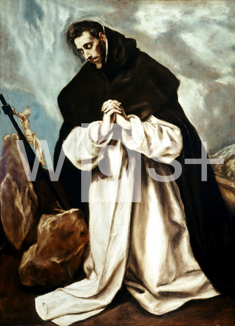 EL GRECO (Doménikos Theotokópoulos)｜祈りを捧げる聖ドミニコ