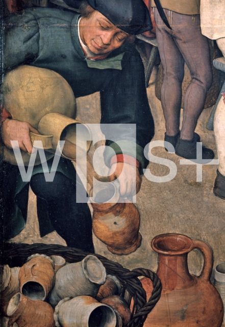 BRUEGHEL Pieter 'The Elder'｜農民の結婚式（部分）