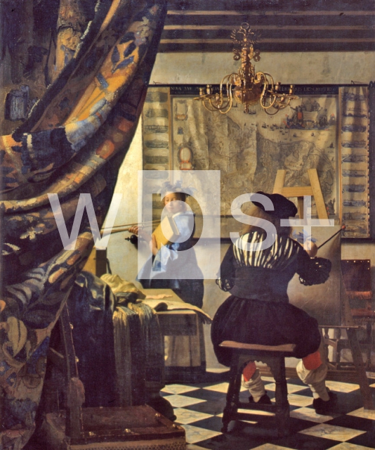 VERMEER Jan｜アトリエの画家
