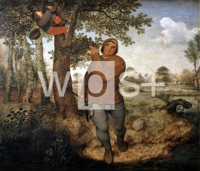 BRUEGHEL Pieter 'The Elder'｜農民と鳥の巣取り