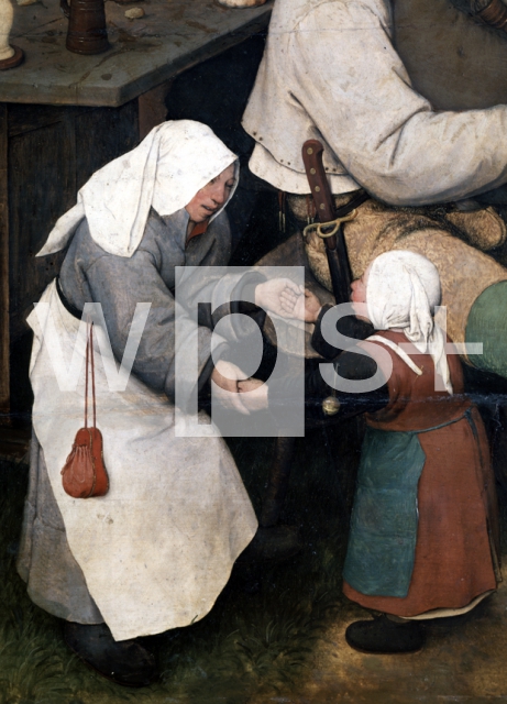 BRUEGHEL Pieter 'The Elder'｜農民の踊り（部分）