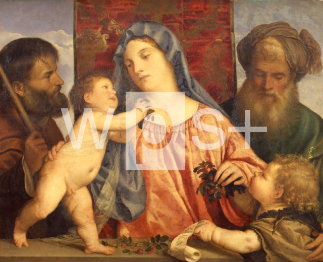 TIZIANO Vecellio｜さくらんぼの聖母