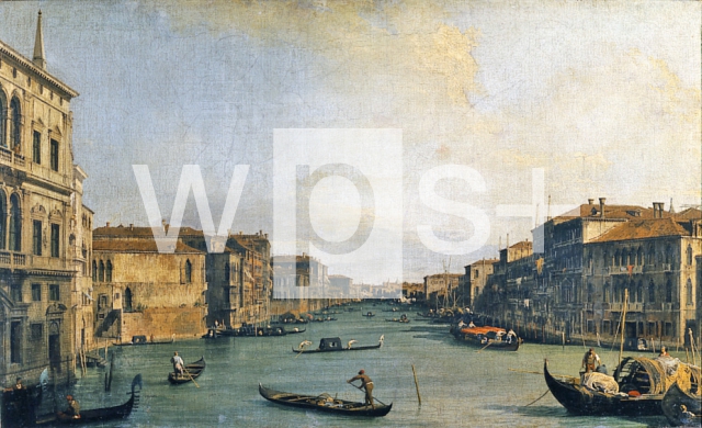 CANALETTO (Antonio Canal)｜リアルト橋からのぞむカナル・グランデ