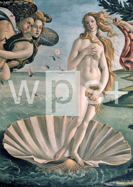 BOTTICELLI Sandro｜ヴィーナスの誕生（部分）