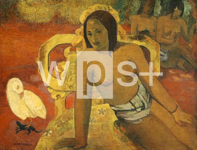 GAUGUIN Paul｜ヴァイルマティ（ペリカンとタヒチの女）