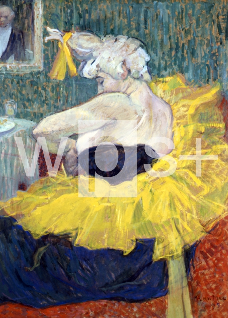 TOULOUSE-LAUTREC Henri de｜女道化師、シャ・ウ・カオ