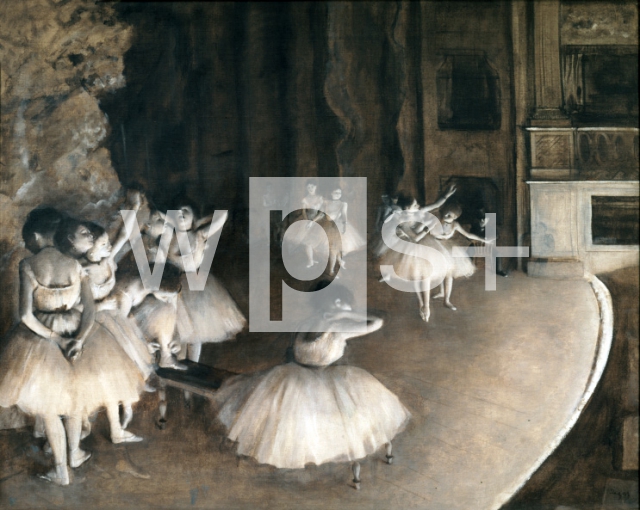 DEGAS Edgar (Hilaire Germain Edgar de)｜バレエの舞台稽古