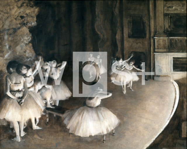 DEGAS Edgar (Hilaire Germain Edgar de)｜バレエの舞台稽古