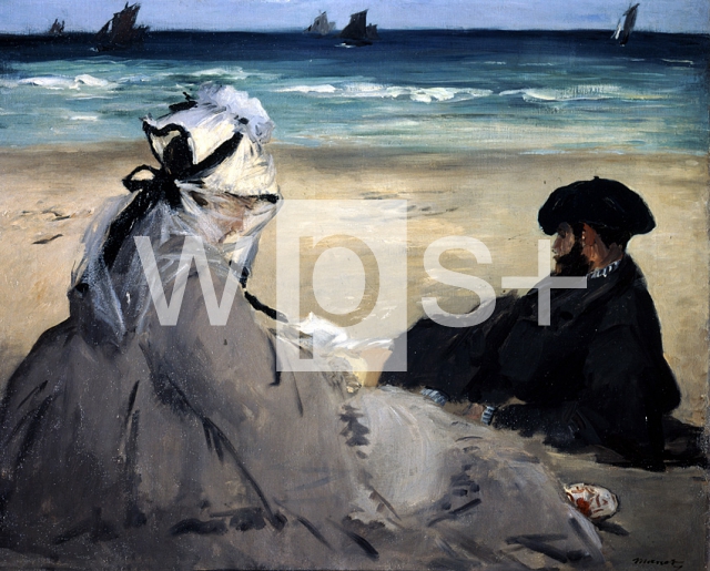 MANET Edouard｜海辺にて