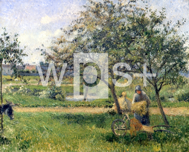 PISSARRO Camille｜荷車、果樹園