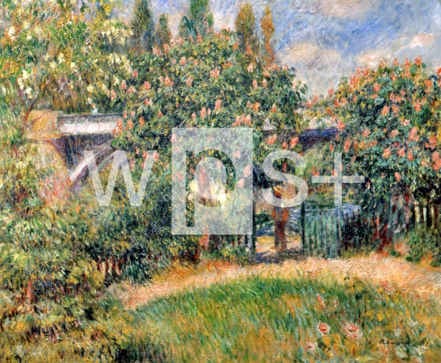 RENOIR Pierre-Auguste｜シャトゥーの鉄道橋