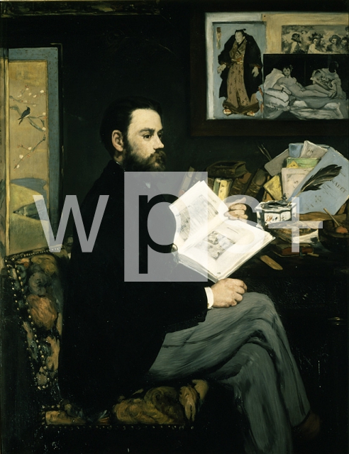 MANET Edouard ｜エミール・ゾラの肖像