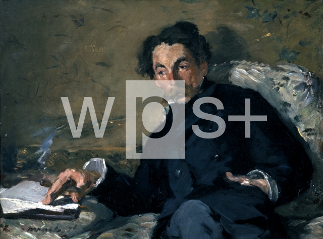 MANET Edouard ｜ステファヌ・マラルメの肖像