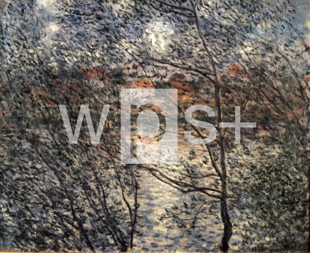 MONET Claude Oscar｜木の間がくれの春