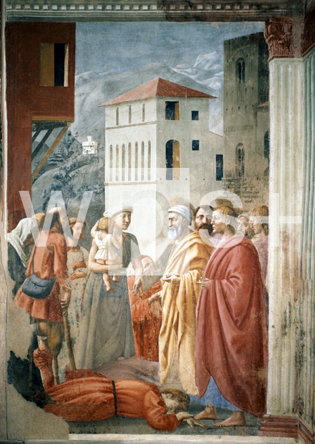 MASACCIO (Tommaso di ser Giovanni di Mone Cassai)｜共有財産の分配とアナニヤの死