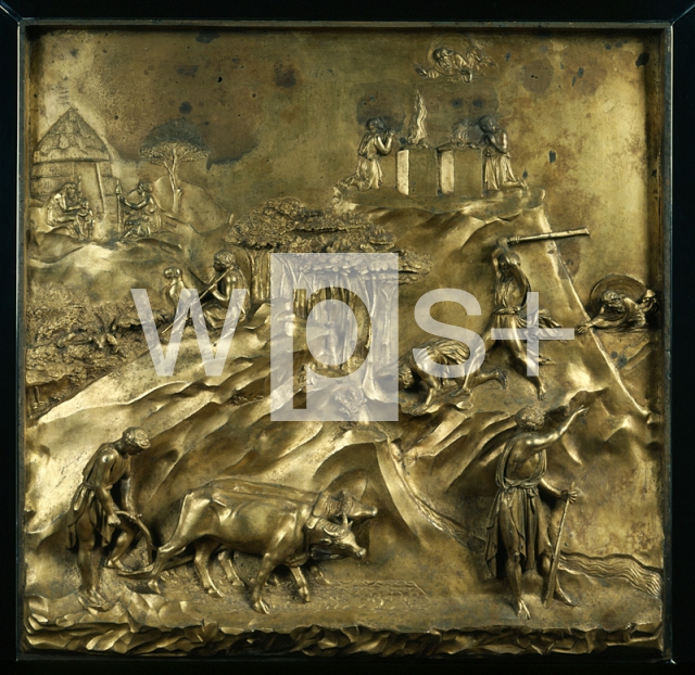 GHIBERTI Lorenzo｜天国の門（部分）、「カインとアベル」