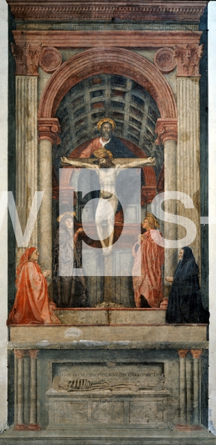 MASACCIO (Tommaso di ser Giovanni di Mone Cassai)｜聖三位一体