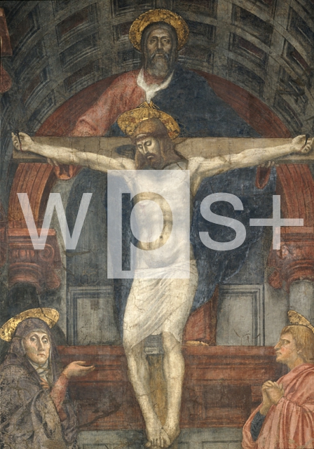 MASACCIO (Tommaso di ser Giovanni di Mone Cassai)｜聖三位一体（部分）