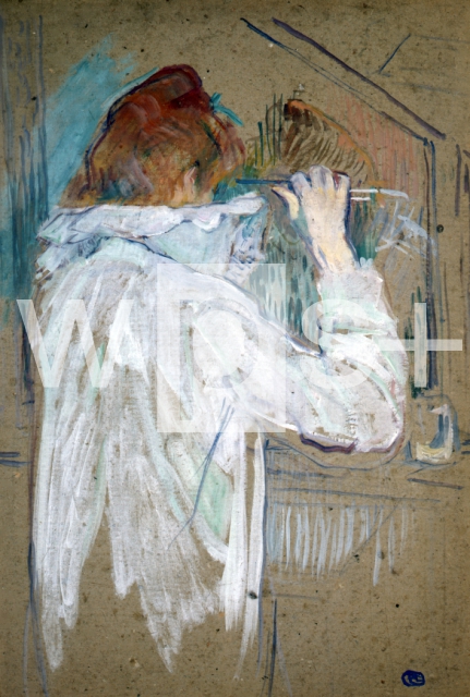 TOULOUSE-LAUTREC Henri de｜カールする女性