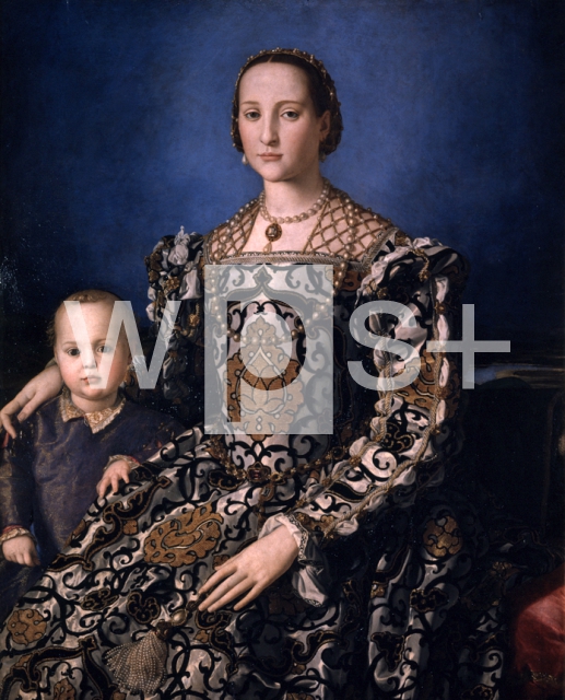 BRONZINO Agnolo｜エレオノーラ・ディ・トレドと子息ジョヴァンニの肖像