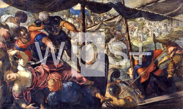 TINTORETTO (Jacopo Robusti)｜トルコ人とキリスト教徒の戦い