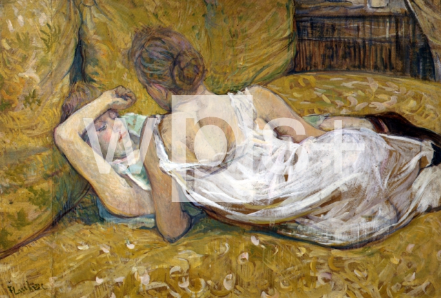 TOULOUSE-LAUTREC Henri de｜無造作、あるいは二人の女友だち