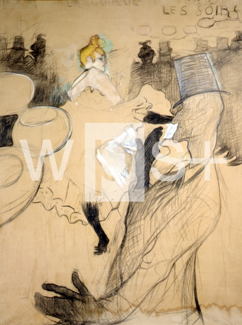 TOULOUSE-LAUTREC Henri de｜ムーラン・ルージュ、ラ・グルーとヴァランタン