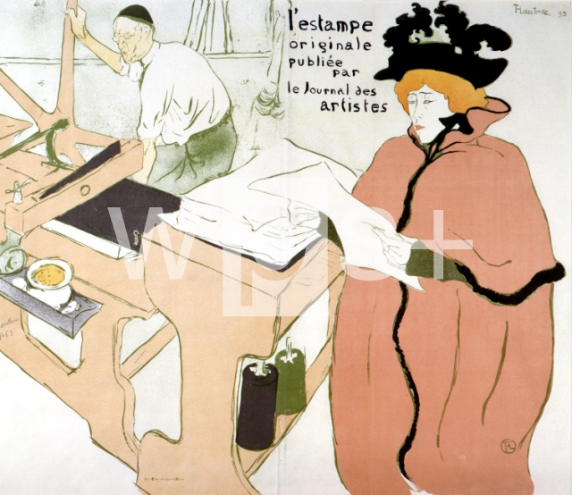 TOULOUSE-LAUTREC Henri de｜石版画の表紙