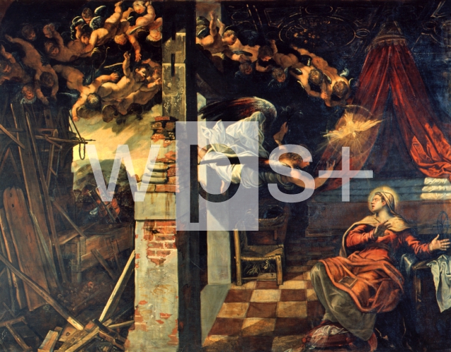 TINTORETTO (Jacopo Robusti)｜受胎告知