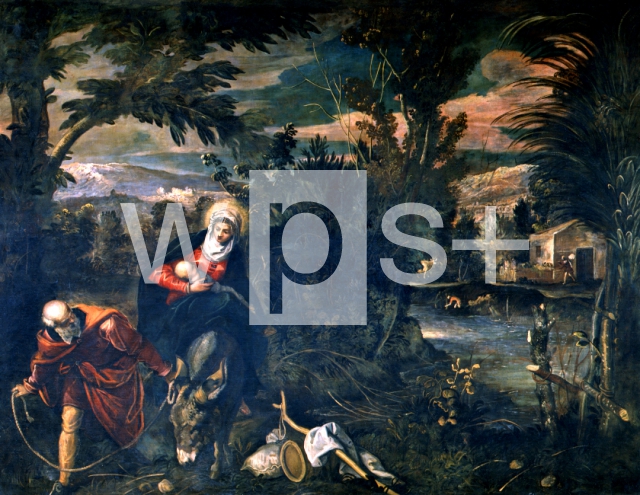 TINTORETTO (Jacopo Robusti)｜エジプトへの逃避