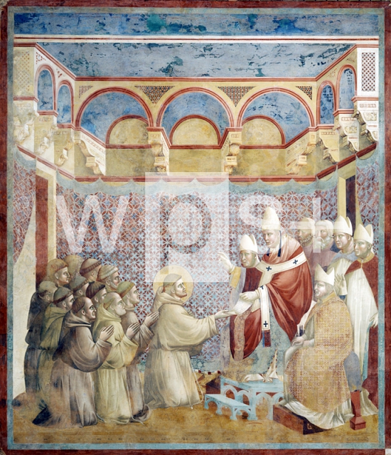 GIOTTO DI BONDONE｜聖フランチェスコ伝「会則の認可」