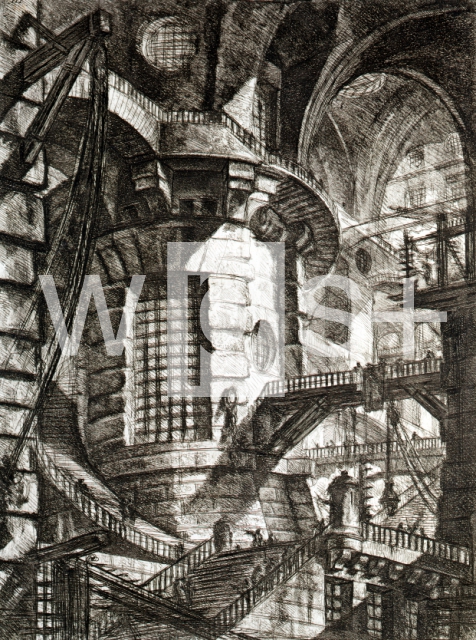 PIRANESI Giambattista｜牢獄・III：円型の塔