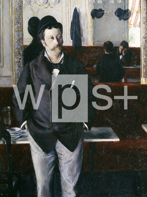CAILLEBOTTE Gustave｜喫茶店にて
