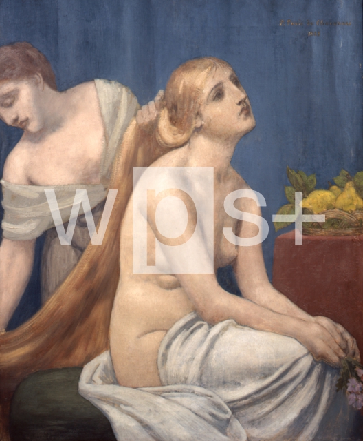 PUVIS DE CHAVANNES Pierre｜化粧する女、あるいは、化粧