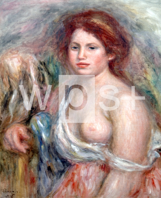 RENOIR Pierre-Auguste｜半身像のモデルの肖像