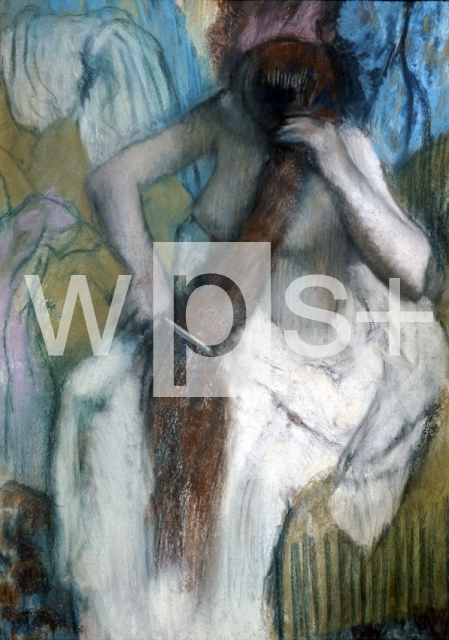 DEGAS Edgar (Hilaire Germain Edgar de)｜髪をすく女