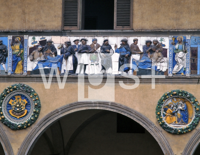 DELLA ROBBIA Giovanni｜七つの善行：病人を見舞う事