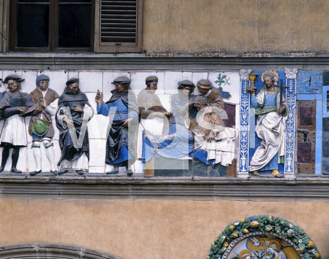 DELLA ROBBIA Giovanni｜七つの善行：病人を見舞う事