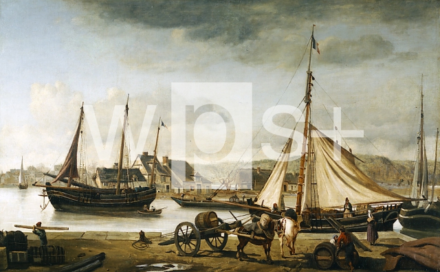 COROT Jean-Baptiste｜ルーアンの商埠頭