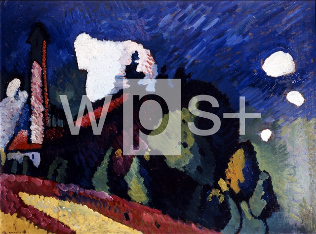 KANDINSKY Wassily ｜塔のある風景