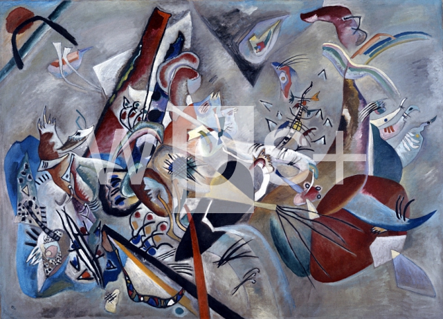 KANDINSKY Wassily ｜灰色の中に