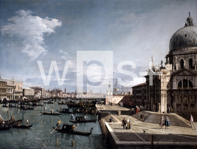 CANALETTO (Antonio Canal)｜大運河の入口とラ・サルーテ聖堂