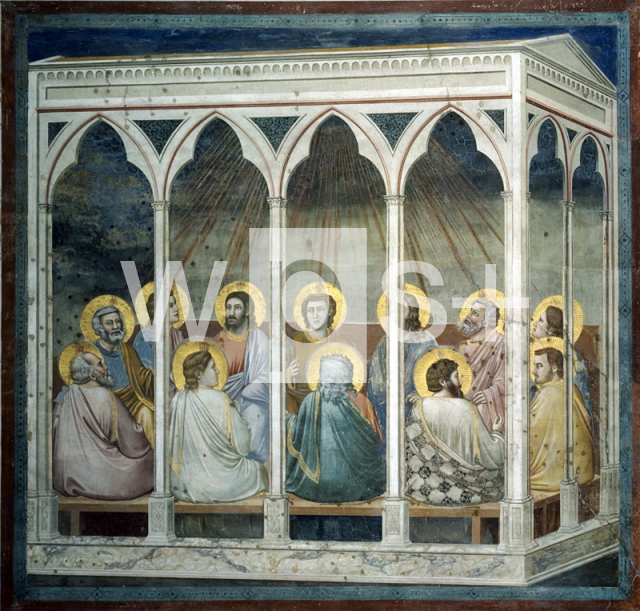 GIOTTO DI BONDONE｜キリスト伝「聖霊の降臨」