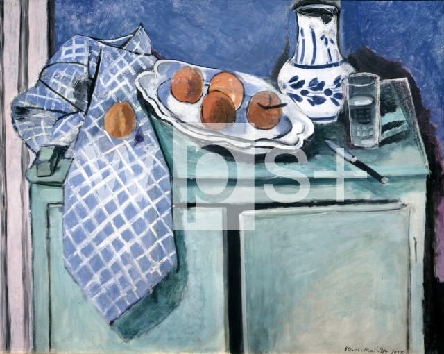 MATISSE Henri｜緑の食器戸棚の上の静物