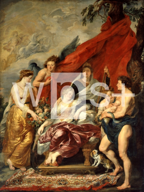 RUBENS Pieter Paul｜ルイ13世の誕生、フォンテンブロー1601年9月27日